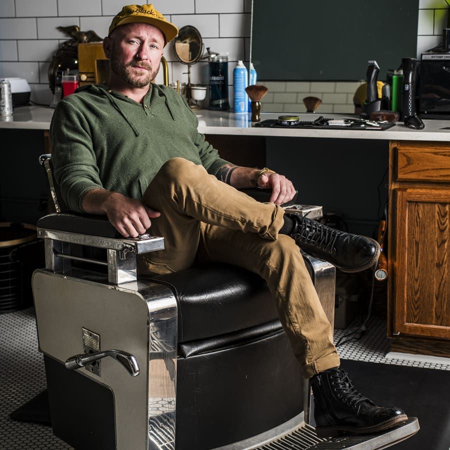 Kenny Welch, Barber at Black Oak Barbershop